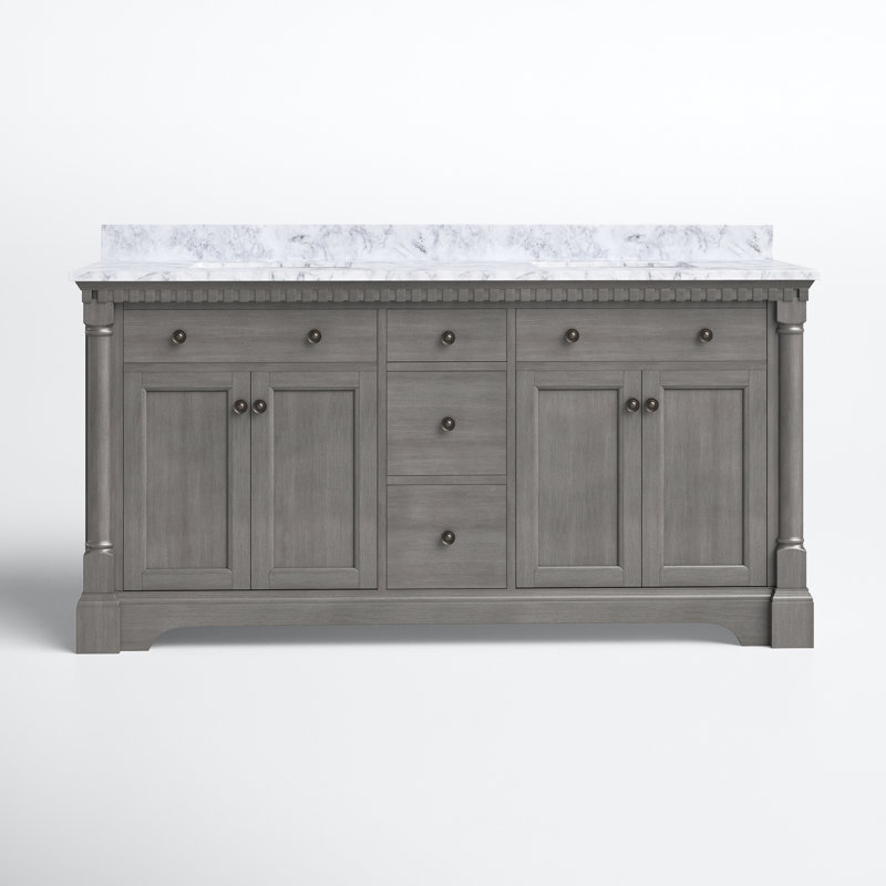 Joss & Main Seadrift 61" Double Bathroom Vanity Set & Reviews Wayfair